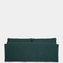 Sofas - Filipe Wood And Linen Green Sofa - HOUSE OF CAPRICORN