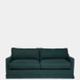 Sofas - Filipe Wood And Linen Green Sofa - HOUSE OF CAPRICORN