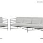 Lawn sofas   - Wrought iron sofa - GUADARTE