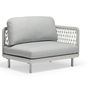 Lawn sofas   - CLUB 2 seater sofa with left armrest - COUTURE JARDIN