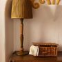 Table lamps - Sabrosa Wood Green Lampbase - HOUSE OF CAPRICORN