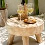Platter and bowls - The Teak Root Round Plate - XS - BAZAR BIZAR LIVING