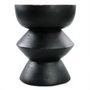 Tabourets - Le Tabouret Kulun - Noir Naturel - BAZAR BIZAR LIVING