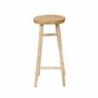 Stools - The Kedut Bar Stool - Natural - BAZAR BIZAR LIVING