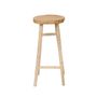 Stools - The Kedut Bar Stool - Natural - BAZAR BIZAR LIVING