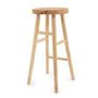 Stools - The Kedut Bar Stool - Natural - BAZAR BIZAR LIVING