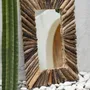 Mirrors - The Driftwood Framed Mirror - Natural - M - BAZAR BIZAR LIVING