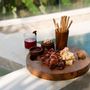 Trays - The Teak Root Tray - Natural - L - BAZAR BIZAR LIVING