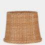 Table lamps - Handmade Ribeira Natural Wicker Lampshade - HOUSE OF CAPRICORN