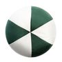 Cushions - LO Decor | Velvet Ball Cushion | Green and White - LO DECOR