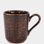 Kitchen utensils - Tartaruga Brown Ceramic Mug - HOUSE OF CAPRICORN