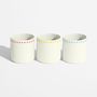 Gifts - Yellow Geometric Pattern Handleless Porcelain Coffee Cup - ISUWA