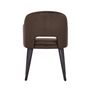 Chairs for hospitalities & contracts - Alma Dining Armchair Coffee Brown - ABSOLUTA COLLECTION