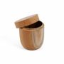 Kitchen utensils - The Teak Root Jar Low - M - BAZAR BIZAR LIVING