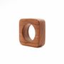 Kitchen utensils - The Teak Root Napkin Ring - Set of 4 - BAZAR BIZAR LIVING