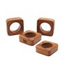 Kitchen utensils - The Teak Root Napkin Ring - Set of 4 - BAZAR BIZAR LIVING