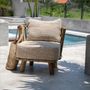 Small sofas - The Malawi One Seat Sofa - Natural Beige - BAZAR BIZAR LIVING