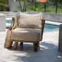 Small sofas - The Malawi One Seat Sofa - Natural Beige - BAZAR BIZAR LIVING