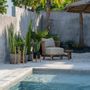 Small sofas - The Malawi One Seat Sofa - Natural Beige - BAZAR BIZAR LIVING