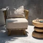 Small sofas - The Malawi One Seat Sofa - Natural Beige - BAZAR BIZAR LIVING