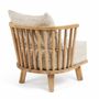 Small sofas - The Malawi One Seat Sofa - Natural Beige - BAZAR BIZAR LIVING