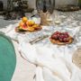 Table linen - The Linen Tablecloth - White - 150x150 - BAZAR BIZAR LIVING