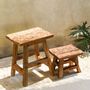 Stools - The Yoke Stool - Natural - S - BAZAR BIZAR LIVING