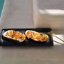 Platter and bowls - The Burned Sushi Plate - Black - M - BAZAR BIZAR LIVING