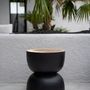 Stools - The Karbun Stool - Black Natural - BAZAR BIZAR LIVING