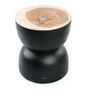 Stools - The Karbun Stool - Black Natural - BAZAR BIZAR LIVING