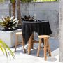 Linge de table textile - La Nappe en Lin - Noir - 150x200 - BAZAR BIZAR LIVING