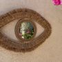 Mirrors - The Raffia Eye Mirror - Natural - M - BAZAR BIZAR LIVING