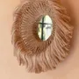 Mirrors - The Abaca Solomon Mirror - Natural - BAZAR BIZAR LIVING