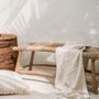 Throw blankets - The s'il vous Plaid - Cream - BAZAR BIZAR LIVING