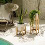 Vases - Jardinière Chalk Haut - Béton Naturel - L - BAZAR BIZAR LIVING
