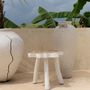 Tables basses - La Table D'appoint Organic - Blanc Naturel - BAZAR BIZAR LIVING