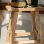 Stools - The Oriki Stool - Natural - BAZAR BIZAR LIVING