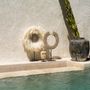Objets de décoration - Papua Shell Disc Sur Pied - Blanc - M - BAZAR BIZAR LIVING