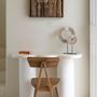 Objets de décoration - Papua Shell Disc Sur Pied - Blanc - M - BAZAR BIZAR LIVING