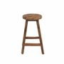 Stools - The Shibori Bar Stool - Natural - BAZAR BIZAR LIVING