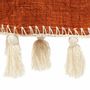 Throw blankets - The Stitch Bed Throw - Terracotta - BAZAR BIZAR LIVING