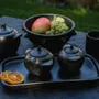 Platter and bowls - The Burned Jar - S - BAZAR BIZAR LIVING