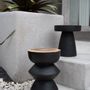 Tables basses - La Table d'Appoint Rayu - Noir Naturel - BAZAR BIZAR LIVING