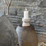 Candlesticks and candle holders - The Serene Candle Holder - Concrete Natural - S - BAZAR BIZAR LIVING