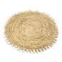 Sets de table - Le Sous-verre Pan Raffia Shell - BAZAR BIZAR LIVING