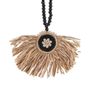 Objets de décoration - Le Pompon Tassel Raffia Mahkota - Noir Naturel - BAZAR BIZAR LIVING