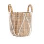 Boîtes de rangement - Le Panier Macramé À Stitches Droits - Naturel Blanc - S - BAZAR BIZAR LIVING