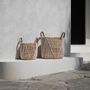 Boîtes de rangement - Le Panier Macramé À Stitches Droits - Naturel Blanc - S - BAZAR BIZAR LIVING