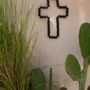 Decorative objects - The Wooden Cross Black - BAZAR BIZAR LIVING