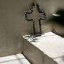 Decorative objects - The Wooden Cross Black - BAZAR BIZAR LIVING